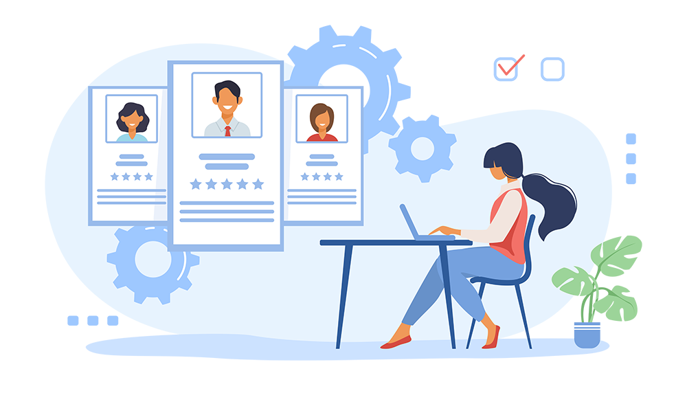 Giao diện quản lý nhân sự PortalOffice